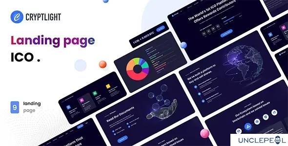 Cryptlight - ICO 登陆页面 HTML5 模板 1.0.0