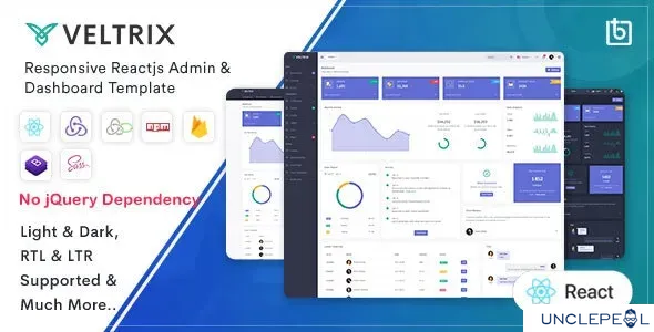 Veltrix - React Js 管理与仪表板模板 1.0.0