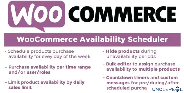 WooCommerce 可用性调度器12.4 开心版