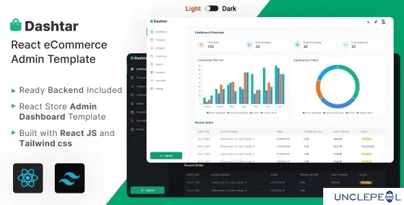 Dashtar - React 电商管理模板 4.0.1