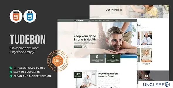 Tudebon - 脊椎按摩与物理治疗 HTML 模板 1.0.0