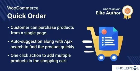 WooCommerce 快速订单插件1.1.5