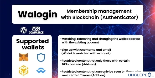 Walogin - 会员管理 + 区块链（身份验证）2.0.3