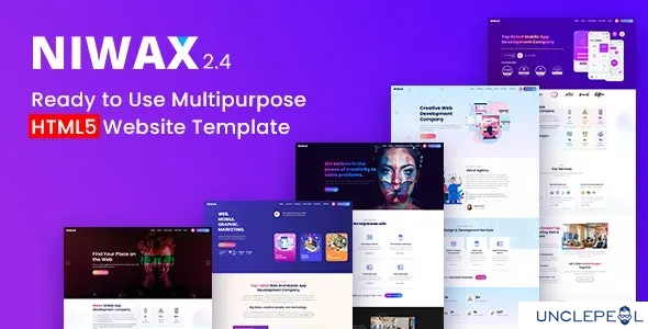 Niwax - 创意机构与作品集 HTML 模板 2.4