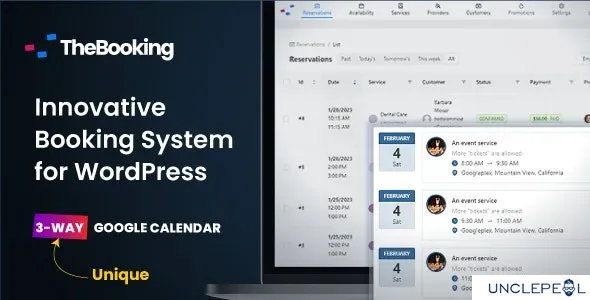 Team Booking - WordPress 预定和预约调度系统3.0.8