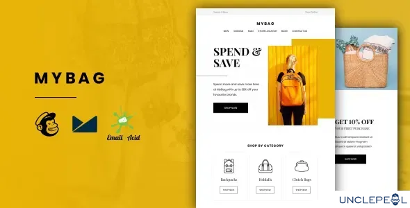 MyBag - 时尚与配饰电商响应式邮件模板 1.0.0