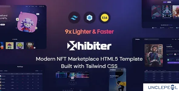 Xhibiter | NFT 市场 HTML 模板 1.6