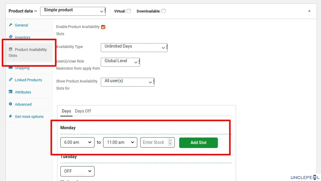WooCommerce 产品可用性时段5.3.0