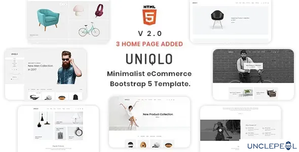 Uniqlo - 极简 HTML 模板 2.0.1