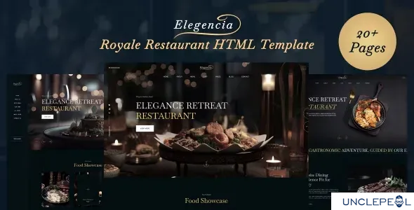 Elegencia - 皇家餐厅 HTML5 模板 1.0.0