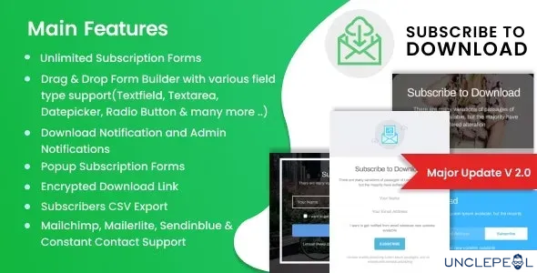Subscribe to Download - 高级订阅插件 for WordPress2.0.2