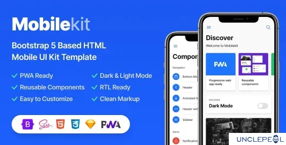 Mobilekit - 基于 Bootstrap 5 的 HTML 模板 2.9