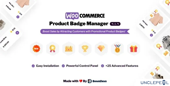 WooCommerce 产品徽章管理器4.1.4