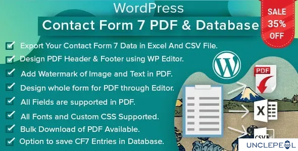 WordPress 联系表单 7 PDF, Google 表格 & 数据库2.5.2 开心版