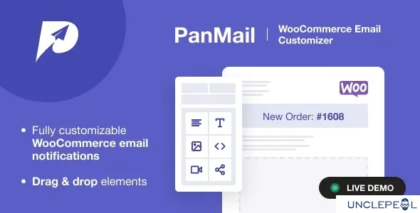 PanMail - WooCommerce 邮件自定义器 1.1.0