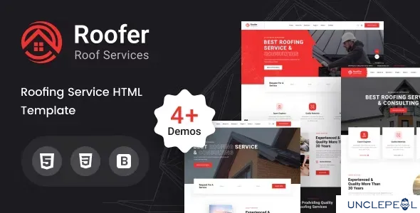 Roofer - 屋顶服务 HTML 模板 1.0.0
