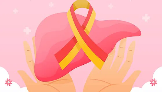 双手捧着肝设计世界肝炎日矢量素材(AI/EPS)二