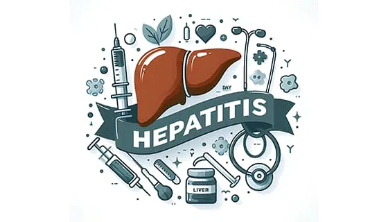 医疗工具和肝脏设计世界肝炎日图片素材(JPG)三
