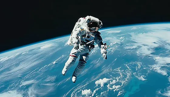 在太空漂浮的宇航员图片素材(JPG)六