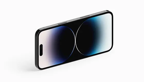 深空黑色 iPhone 14 Pro Max 手机素材(PSD)