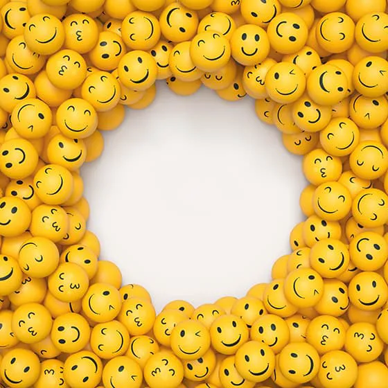 emoji 微笑表情小黄球设计的世界微笑日图片素材(JPG)四