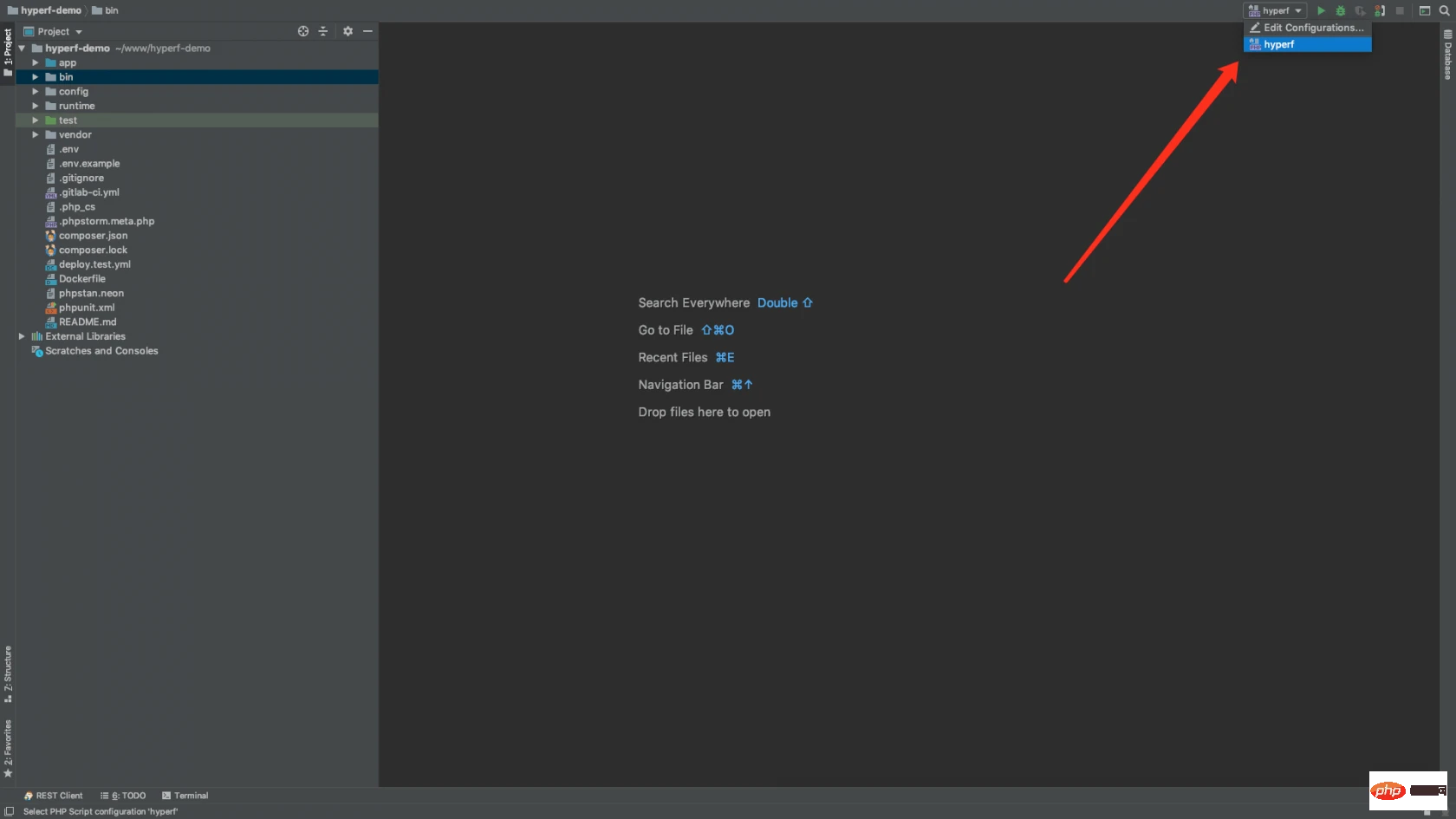 PhpStrom如何优雅的调试Hyperf
