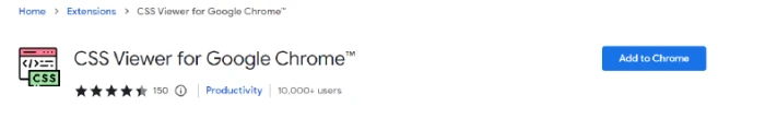 CSS Viewer Chrome 扩展,专为开发者打造