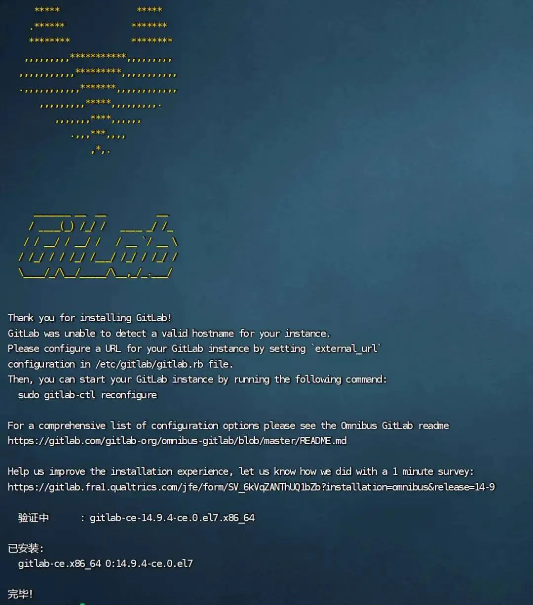 centos离线安装中文版GitLab