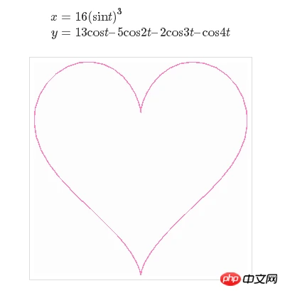 html5 canvas绘制爱心的方法示例