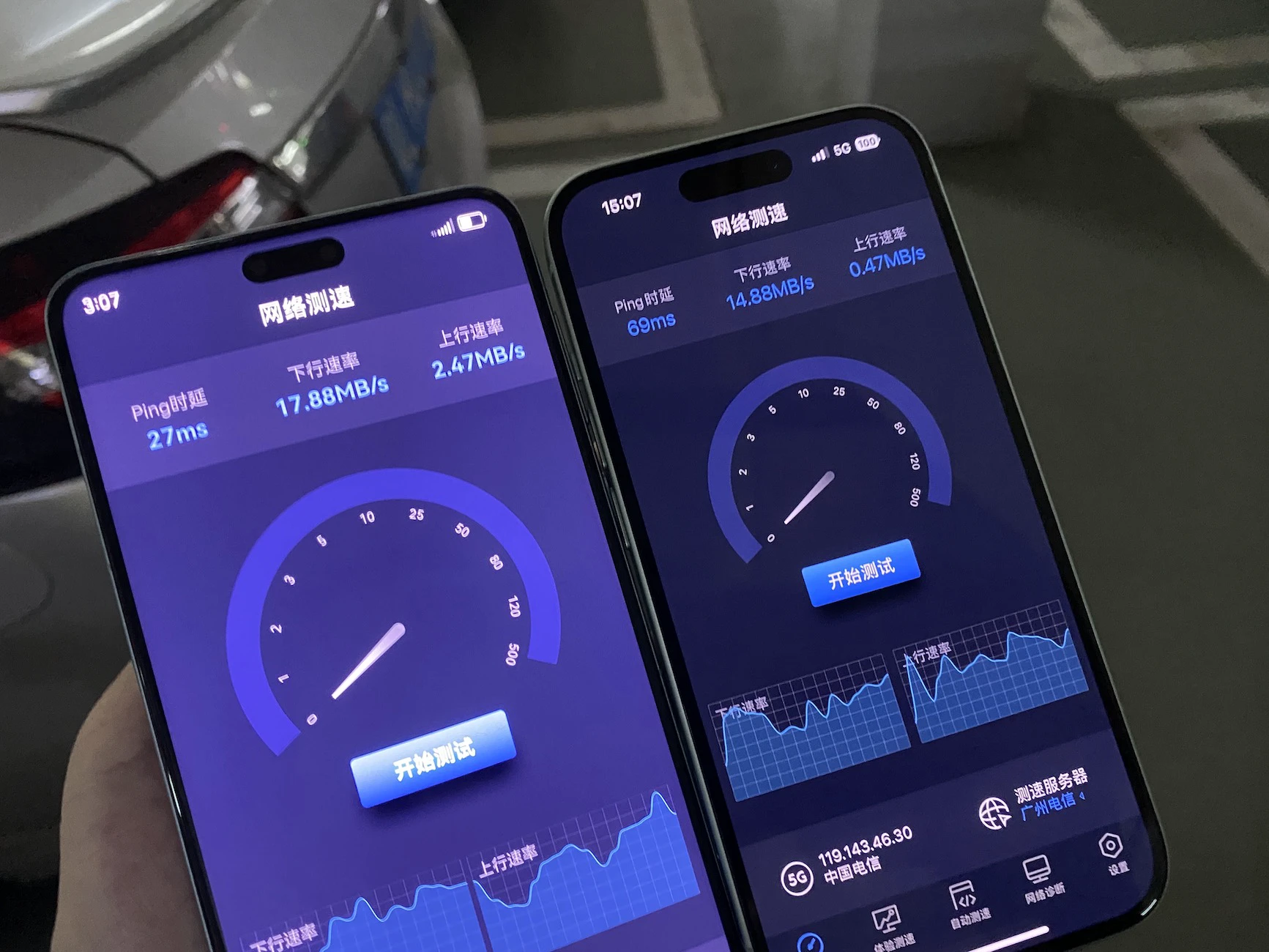 iPhone 15信号打得过Mate60P吗？实测后有答案了