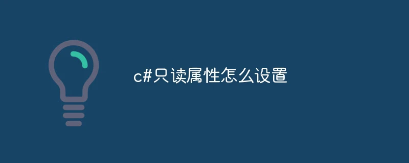 c#只读属性怎么设置