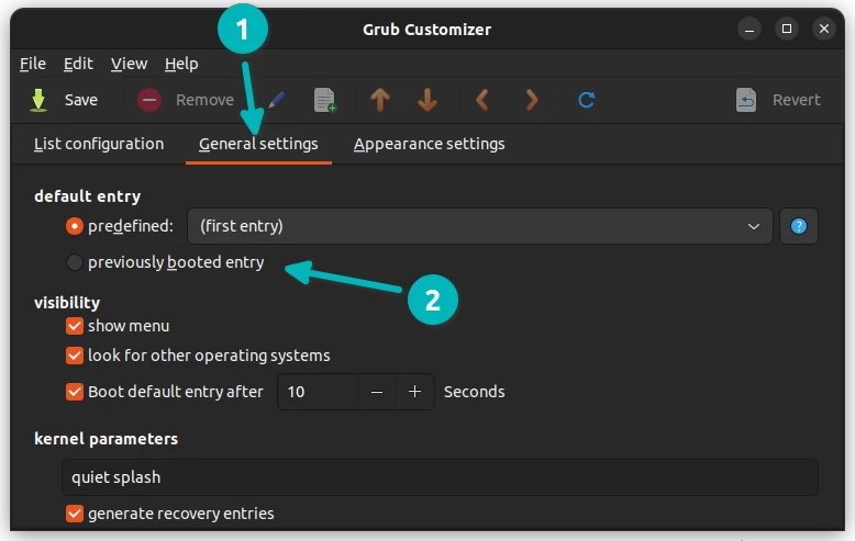 如何默认启动到 Linux 系统的旧内核
