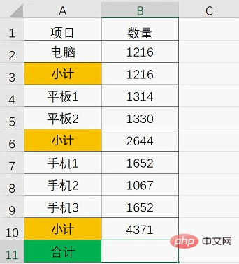 Excel函数学习之以一敌十的SUBTOTAL函数！