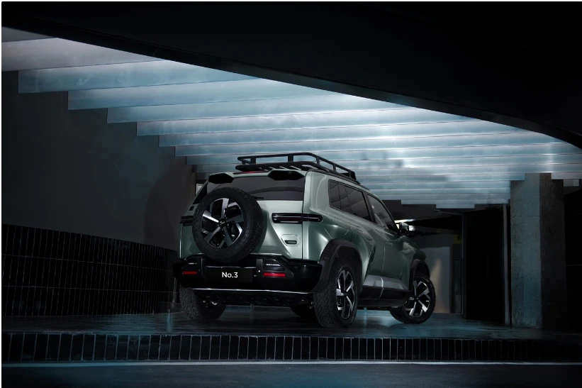 零百4.9秒！比亚迪新猛兽方程豹豹3官图发布，黑、白、绿三色任你选