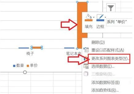 Excel怎么绘制柱形折线图 Excel绘制柱形折线图的方法