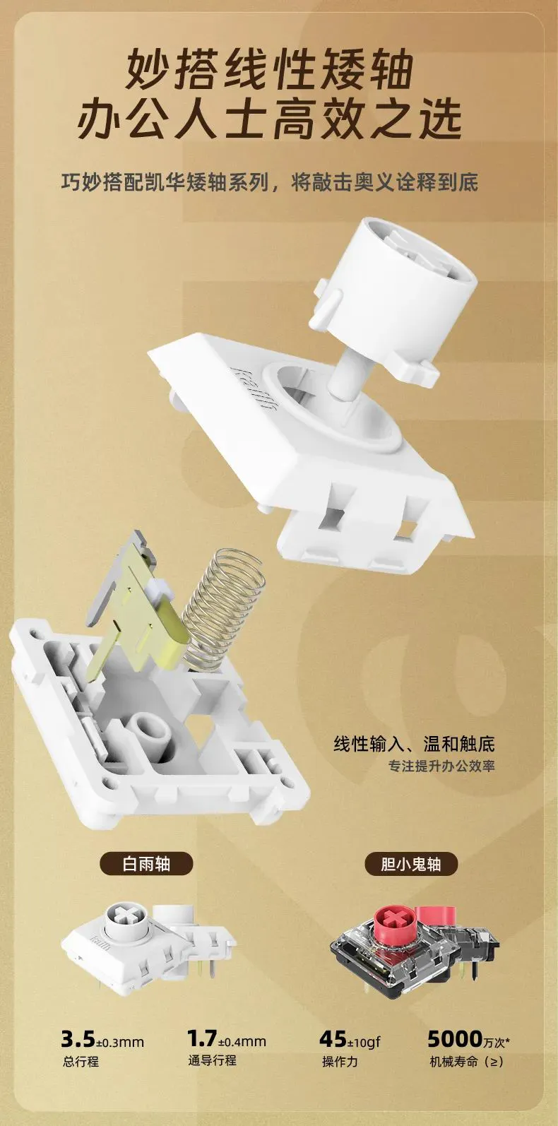 黑峡谷矮轴新品「刀锋系列」A3 机械键盘发布，首发价 399 元