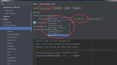 intellij idea修改主题样式/字体的详细教程