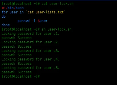 管理Linux用户账户，从锁定到解锁