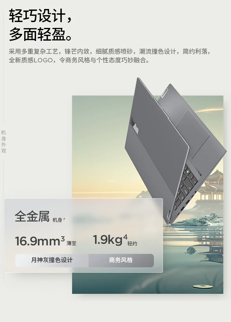 2024 款联想 ThinkBook 16+ 锐龙版笔记本开售：R7 8745H + 24G + 512G 售 5299 元