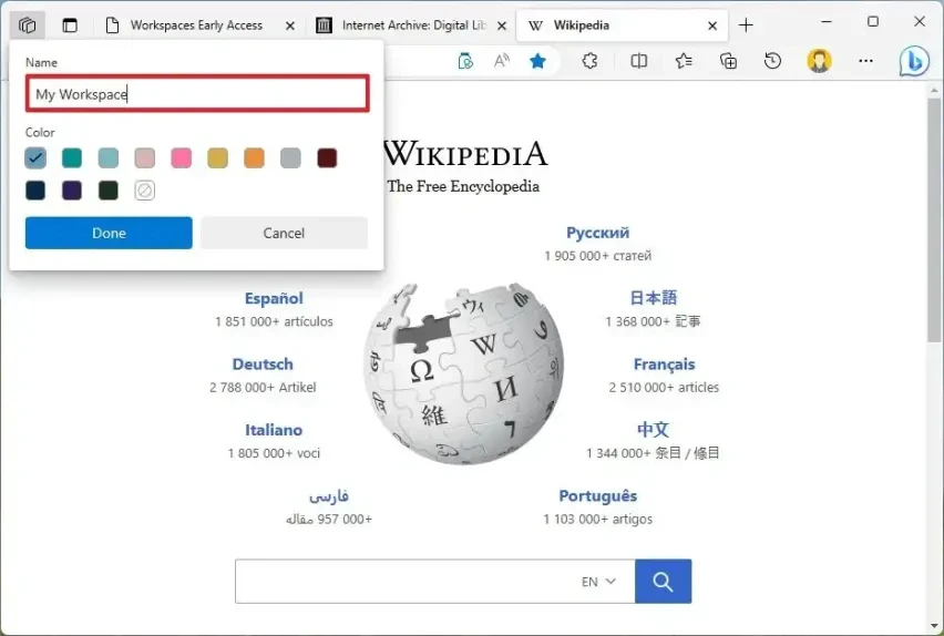 Microsoft Edge怎么共享工作区上的文件 Microsoft Edge共享工作区上的文件教程