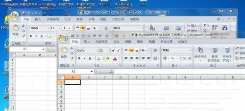怎么打开两个excel独立窗口 excel窗口独立打开不重叠的方法