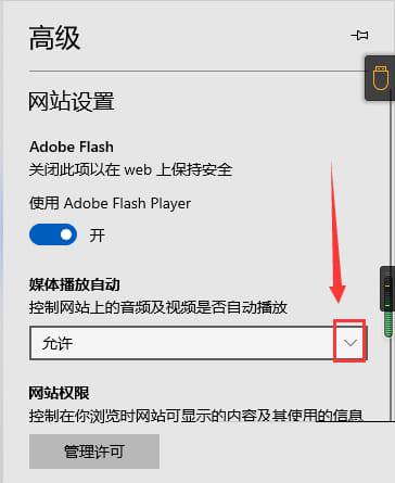 Edge浏览器怎么设置媒体自动播放 设置媒体自动播放的具体步骤