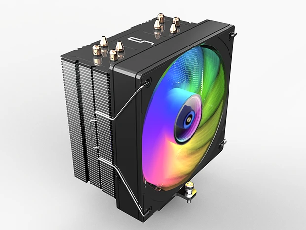 快睿推出 CR401 风冷散热器：4 热管单风扇单塔，200W 解热能力