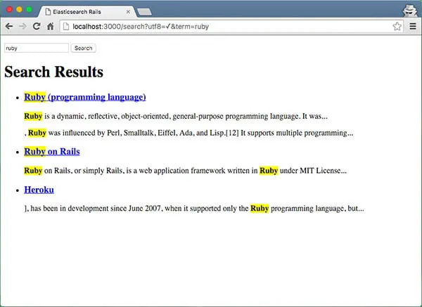 使用Elasticsearch在Rails中进行全文搜索