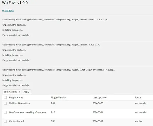 只需点击几下即可轻松安装多个 WordPress 插件