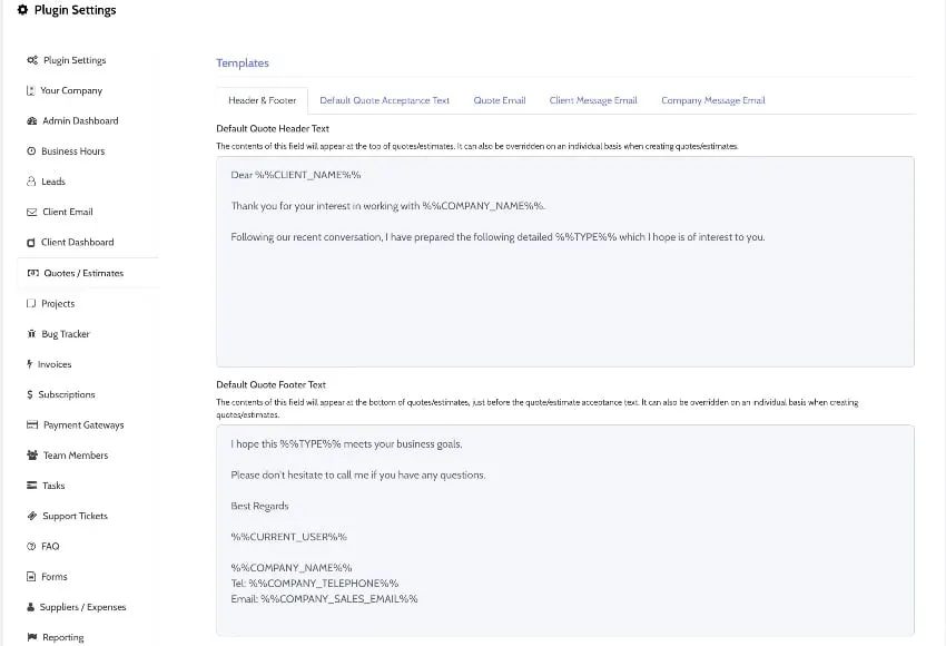 Projectopia WordPress 项目管理插件评论
