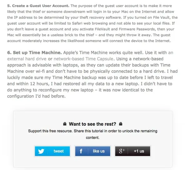 通过 Social Locker 提高社交媒体参与度