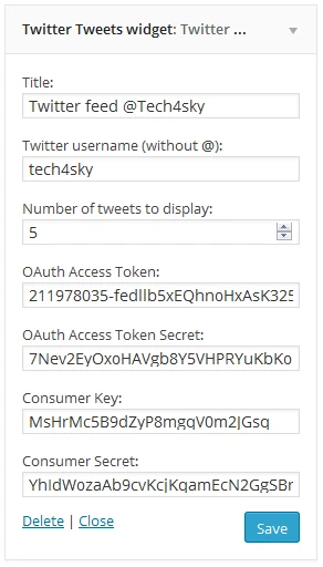 利用最新的 Twitter API 设计 Twitter 小部件