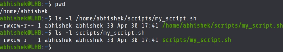 Linux 中的绝对路径和相对路径,有什么区别?