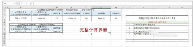 excel表格怎么计算5个点的企业所得税 excel企业所得税的算法